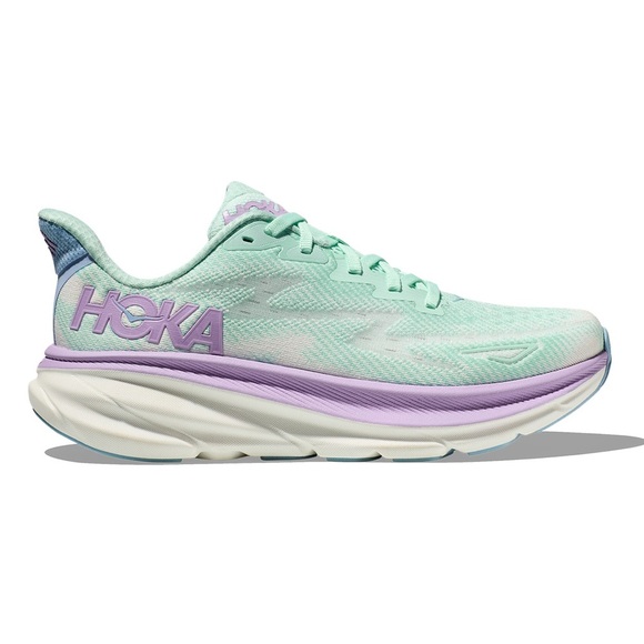 Hoka Shoes - Hoka Women's Clifton 9 - Sunlit Ocean - Lilac Mist Sneakers